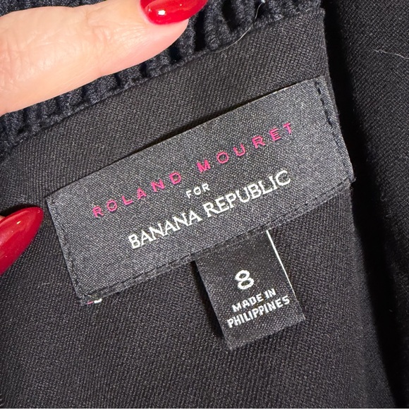 Roland Mouret for Banana Republic Black Shift Dress, Size 8 - Picture 8 of 11